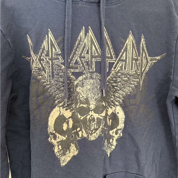 Def Leppard Blue Graphic Hoodie - Picture 2 of 5